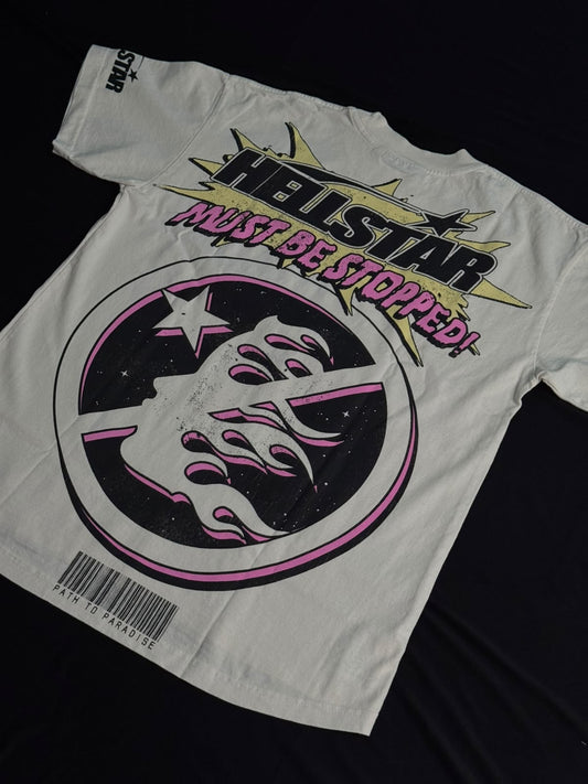 HELLSTAR Breaaking News Tee White
