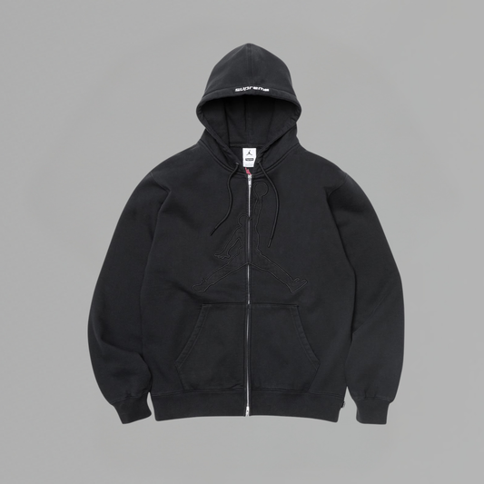 HOODIE JORDAN x SUPREME ZIP BLACK