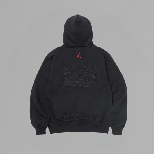 HOODIE JORDAN x SUPREME ZIP BLACK