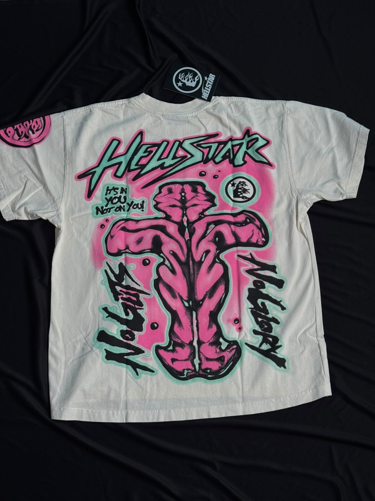 HELLSTAR No Guts no Glory Tee White