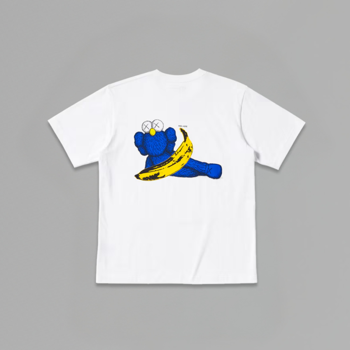 T SHIRT UNIQLO x KAWS x ANDY WARHOL BLUE
