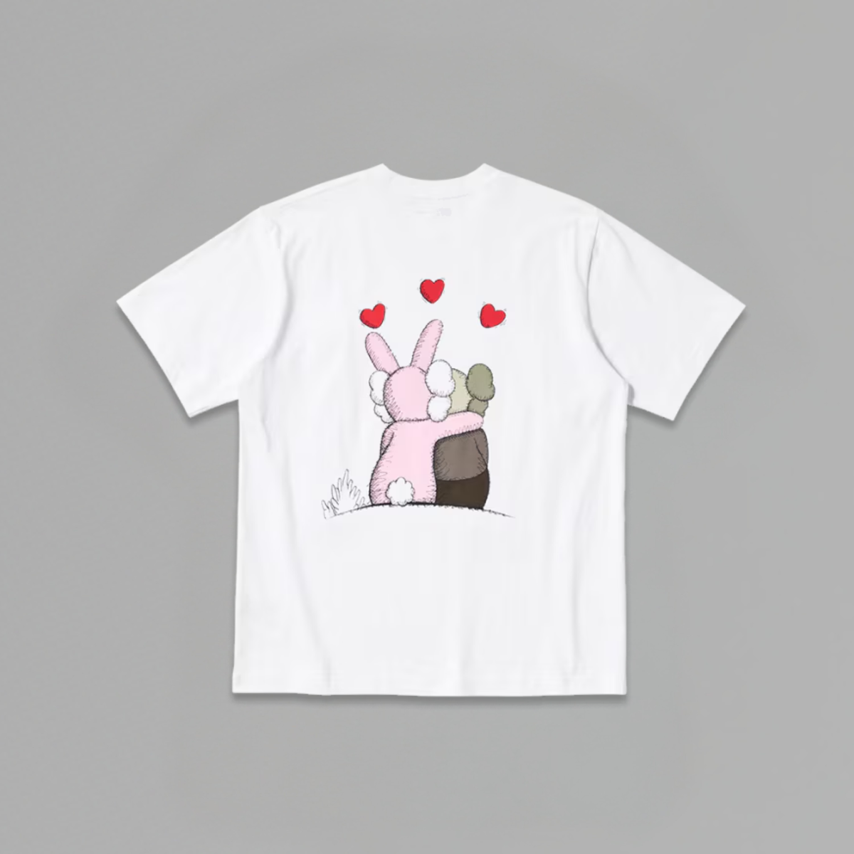 T SHIRT UNIQLO x KAWS x ANDY WARHOL PINK