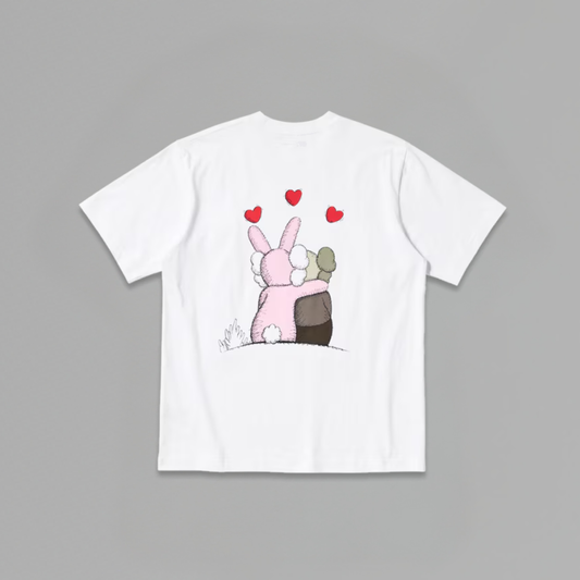T SHIRT UNIQLO x KAWS x ANDY WARHOL PINK