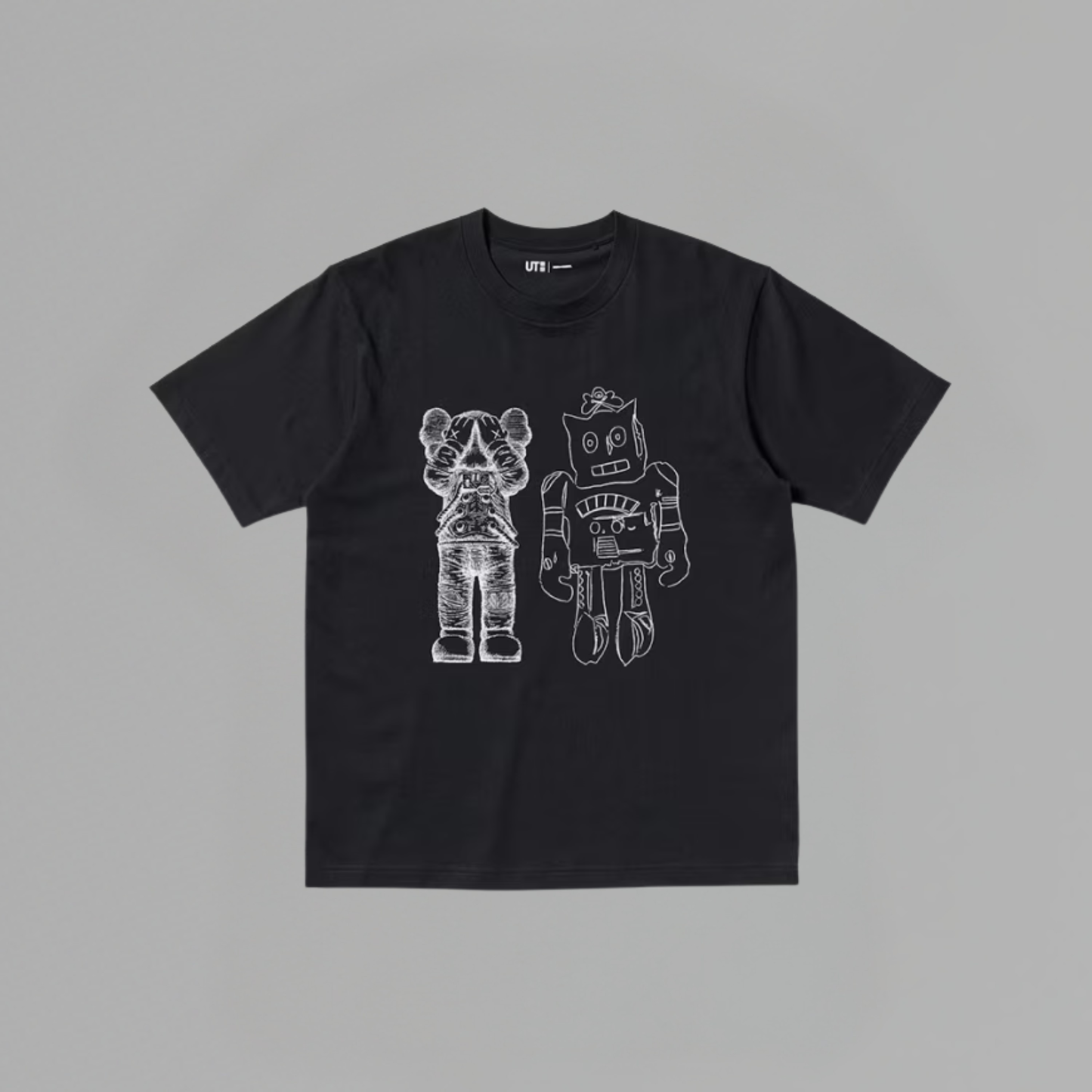 T SHIRT UNIQLO x KAWS x ANDY WARHOL BLACK