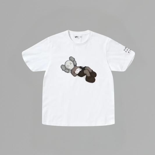 T SHIRT UNIQLO x KAWS x ANDY WARHOL WHITE