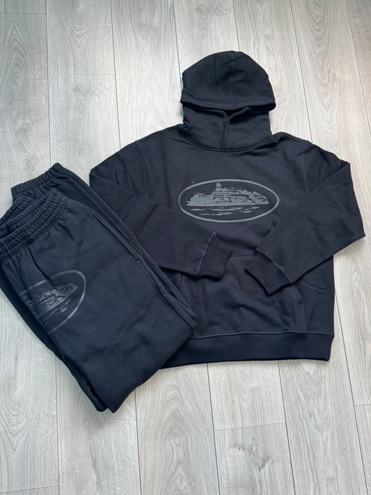 CORTEIZ ALCATRAZ TRACKSUIT “TRIPLE BLACK”