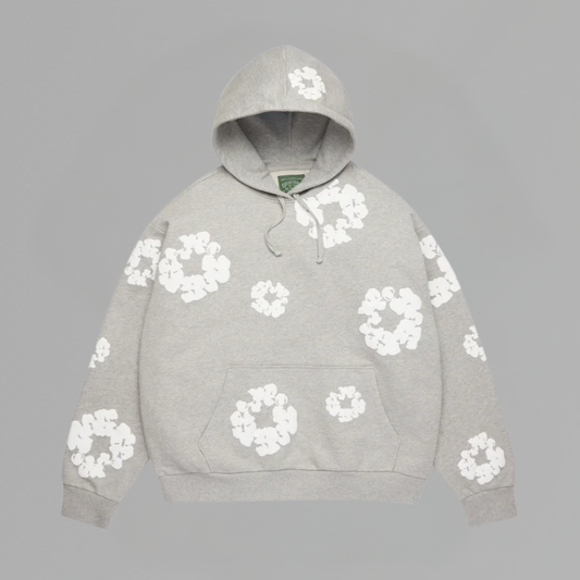 HOODIE DENIM TEARS MONO COTTON WREATH GREY
