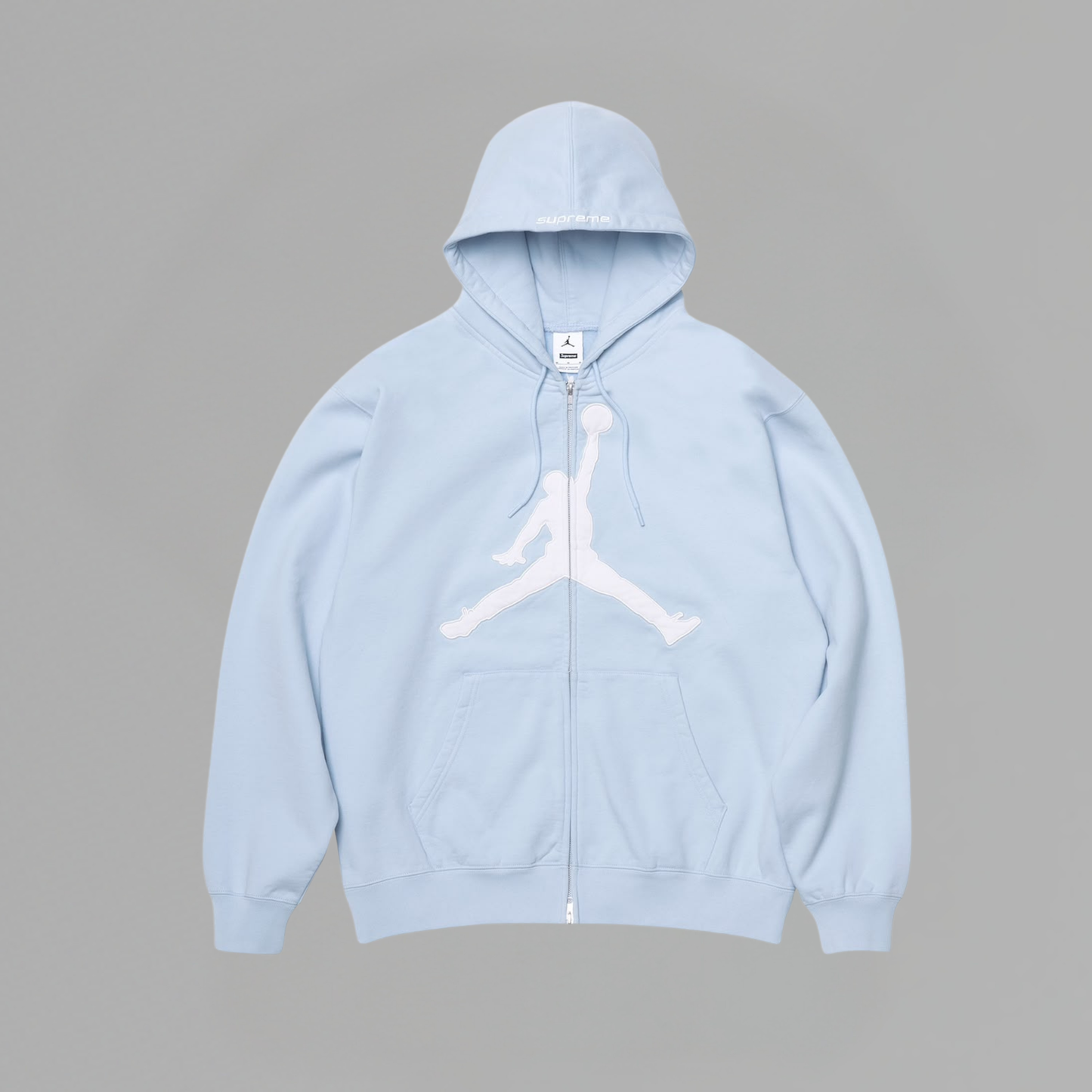 HOODIE SUPREME x JORDAN ZIP BLUE