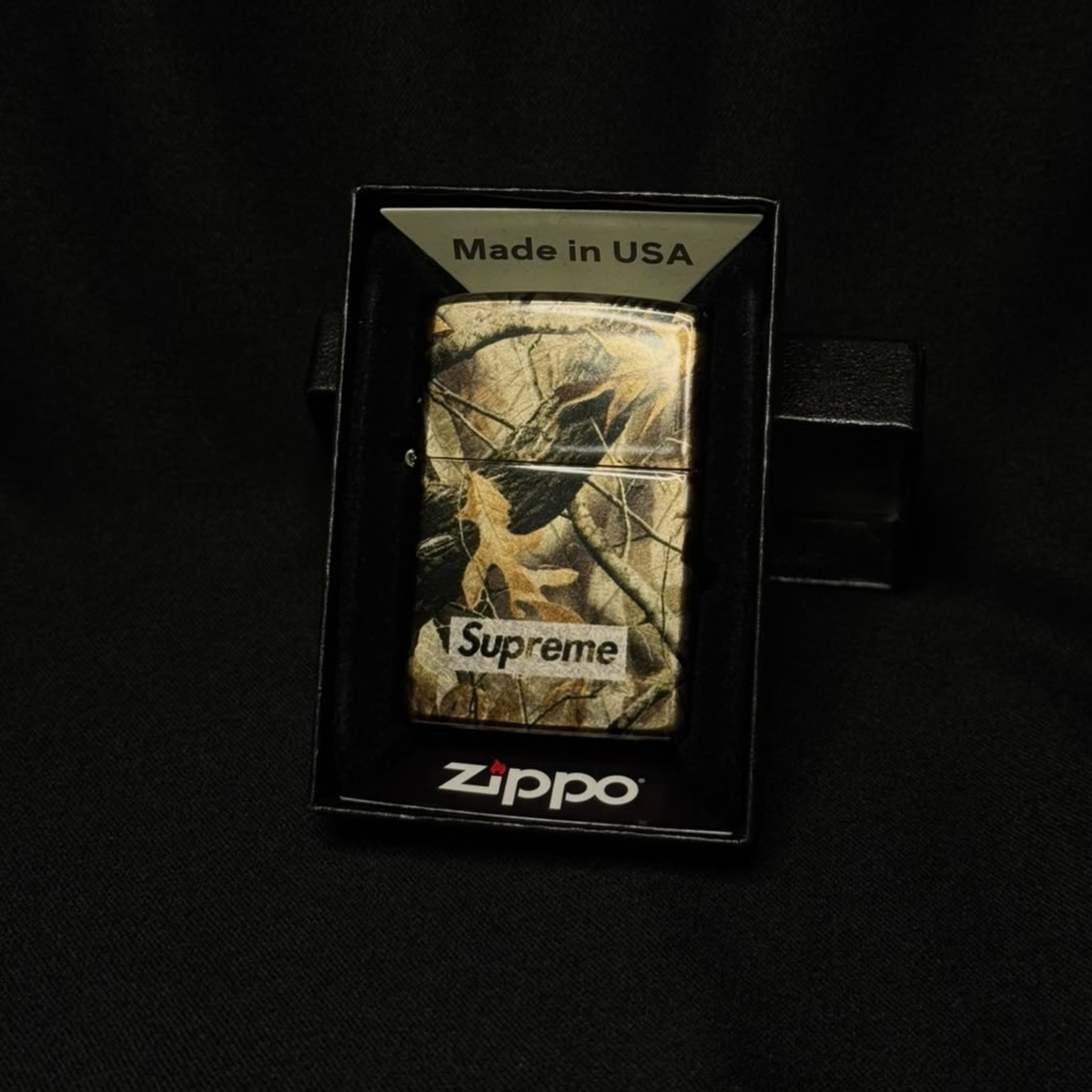 ZIPPO x SUPREME CAMO