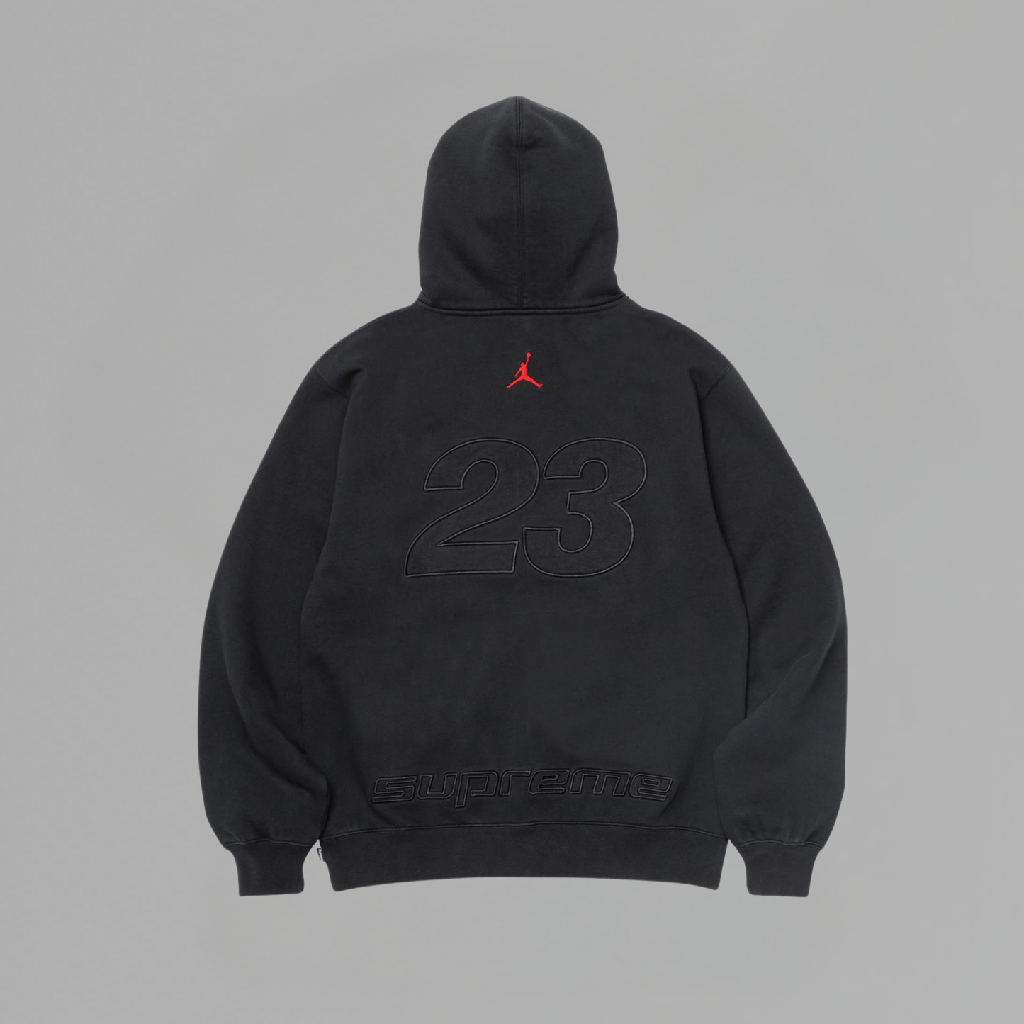 HOODIE JORDAN x SUPREME ZIP BLACK