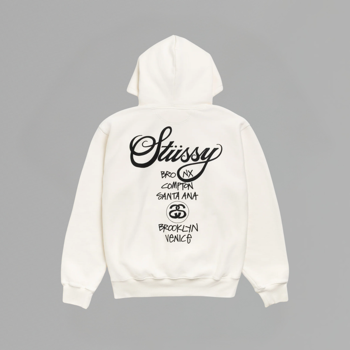 HOODIE STUSSY WORLD TOUR NATURAL