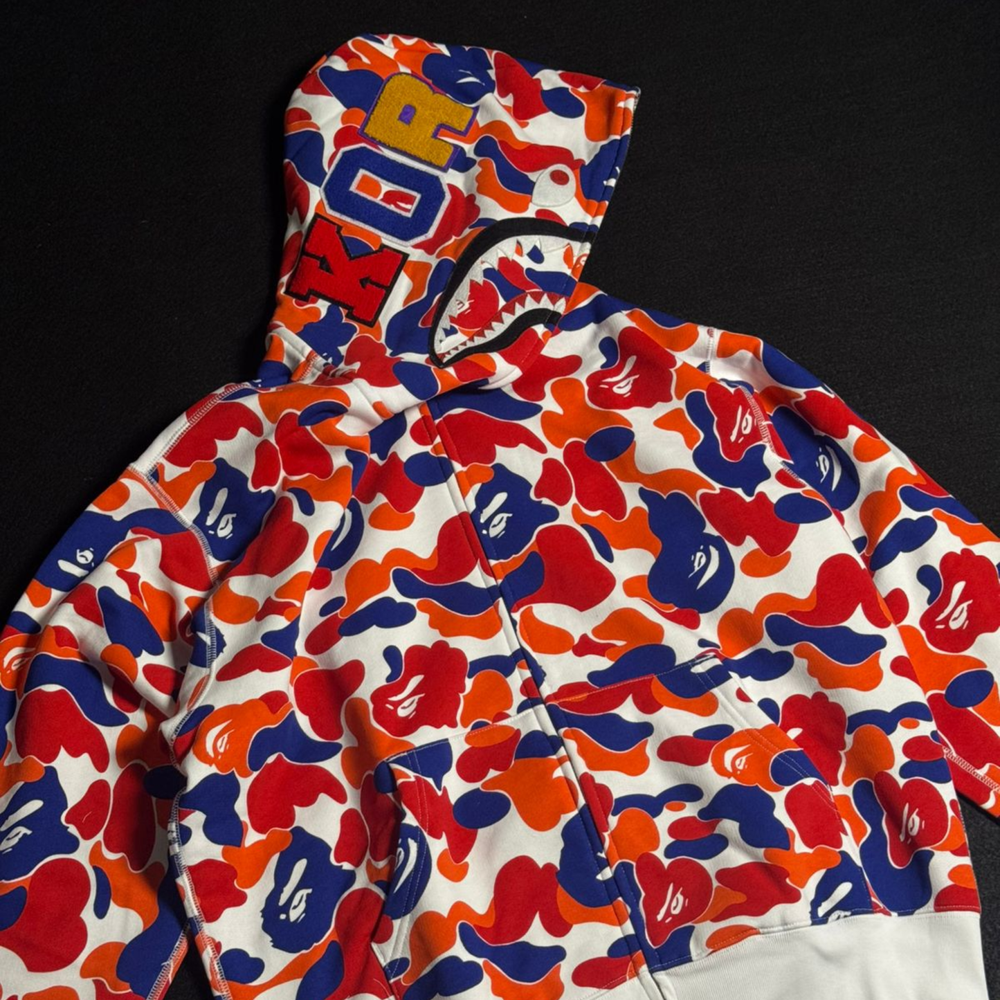 HOODIE BAPE SEOUL EXCLUSIVE CAMO SHARK
