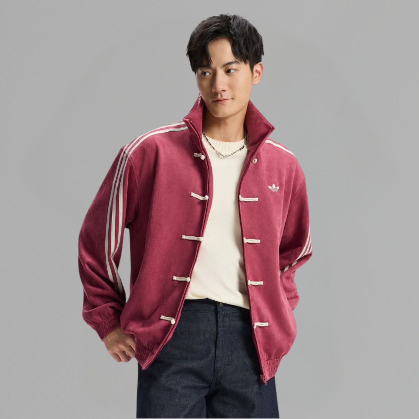 CHAMARRA ADIDAS CTT CHINESE TRACK BURGUNDY