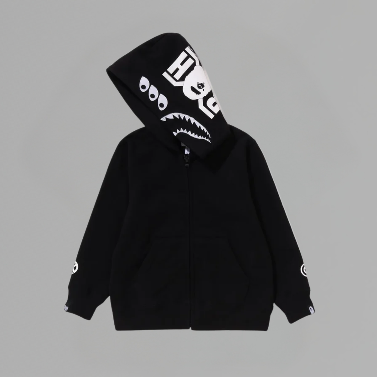 HOODIE BAPE x BOUNTY HUNTER - MAD SHARK FULL ZIP