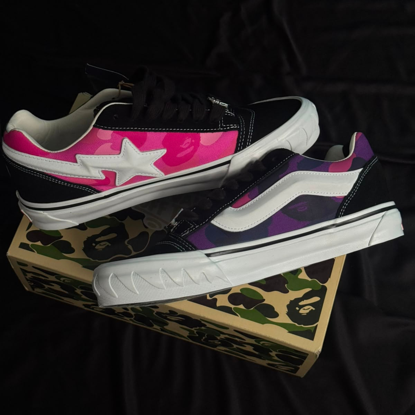 TENIS VANS x BAPE