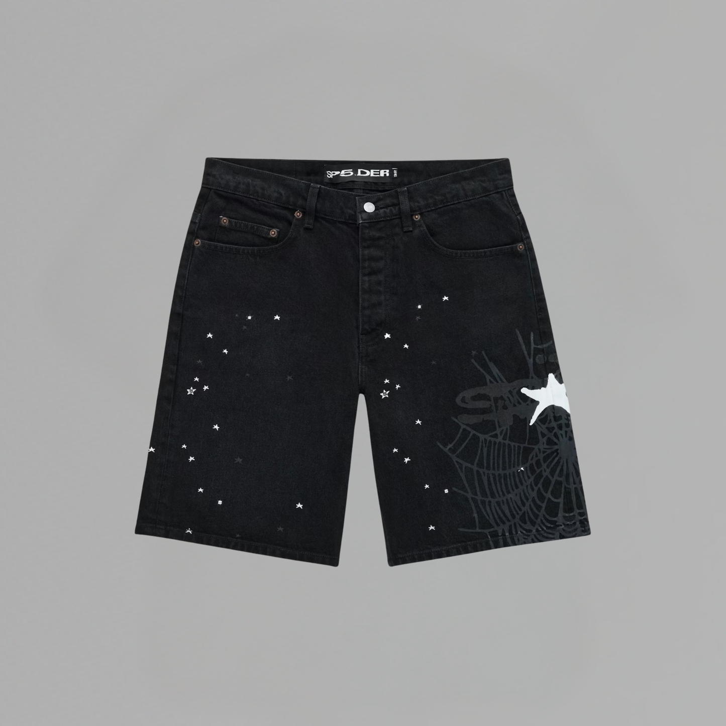 SHORT SP5DER HEAVY WEB BLACK
