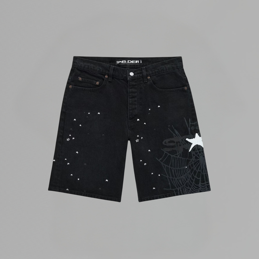 SHORT SP5DER HEAVY WEB BLACK