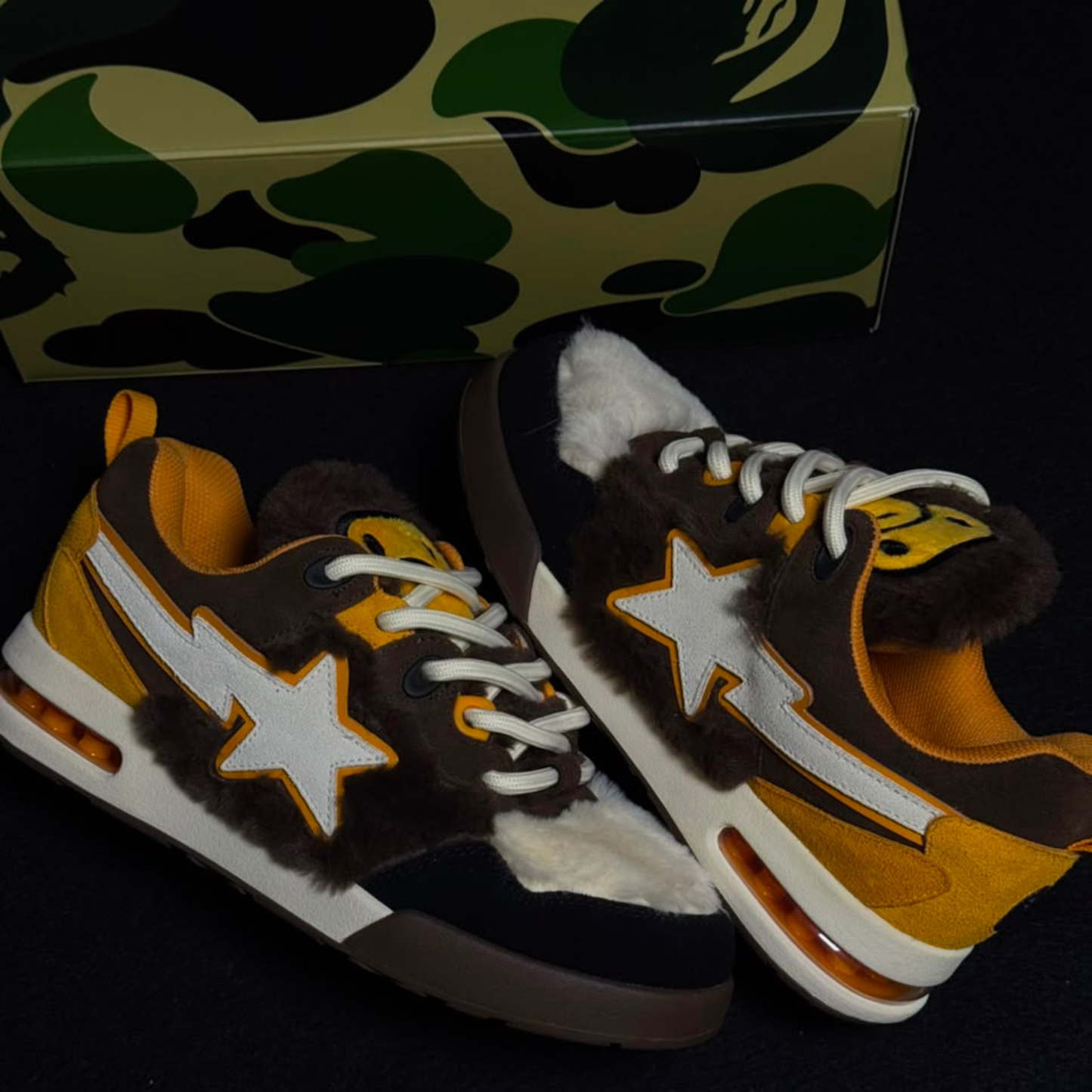 TENIS BAPE FLIP STA #3 M2 BROWN
