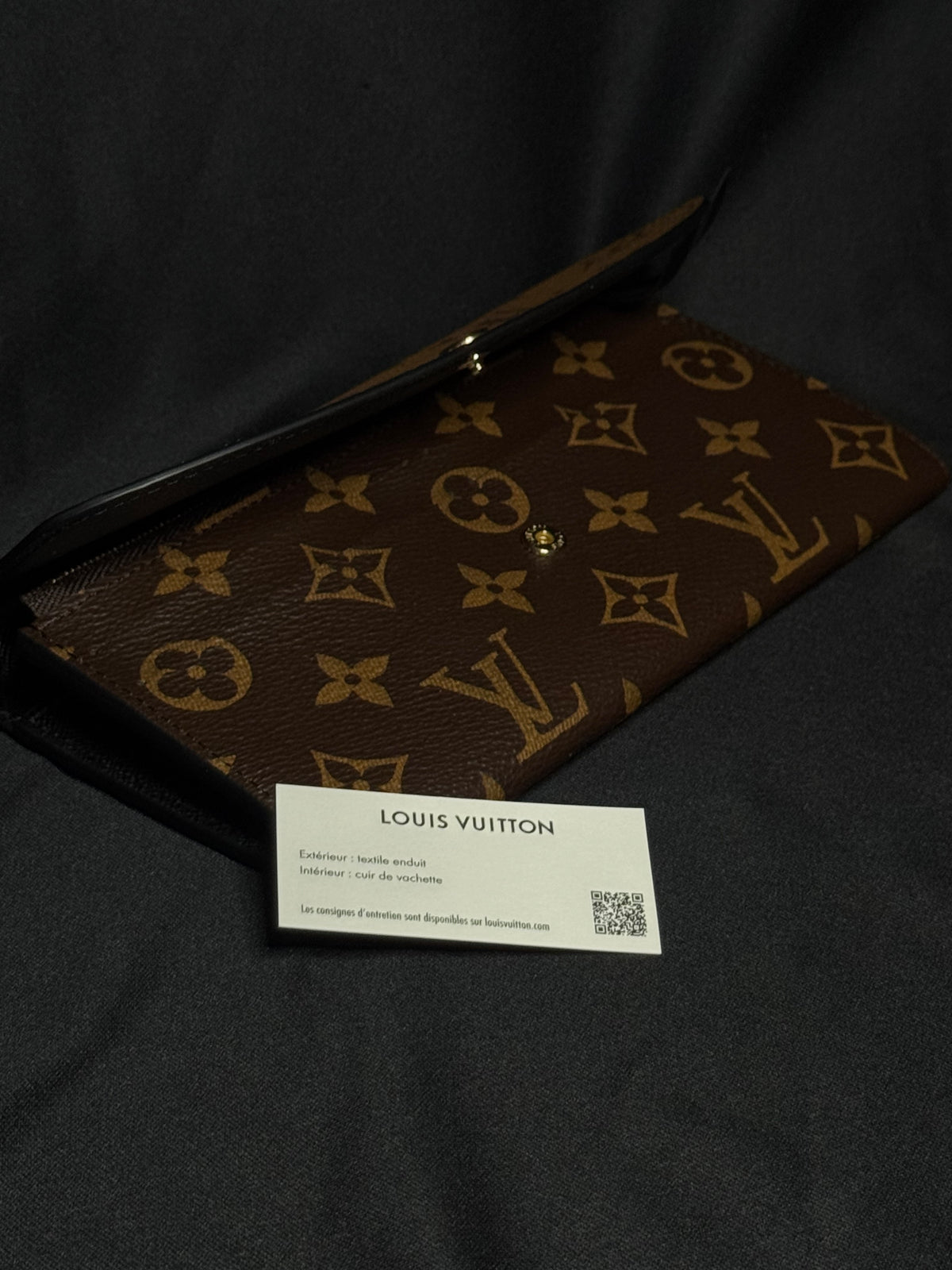 CARTERA LOUIS VUITTON REVERSE MONOGRAM EMILIE WALLET (JAPAN SECOND HAND)