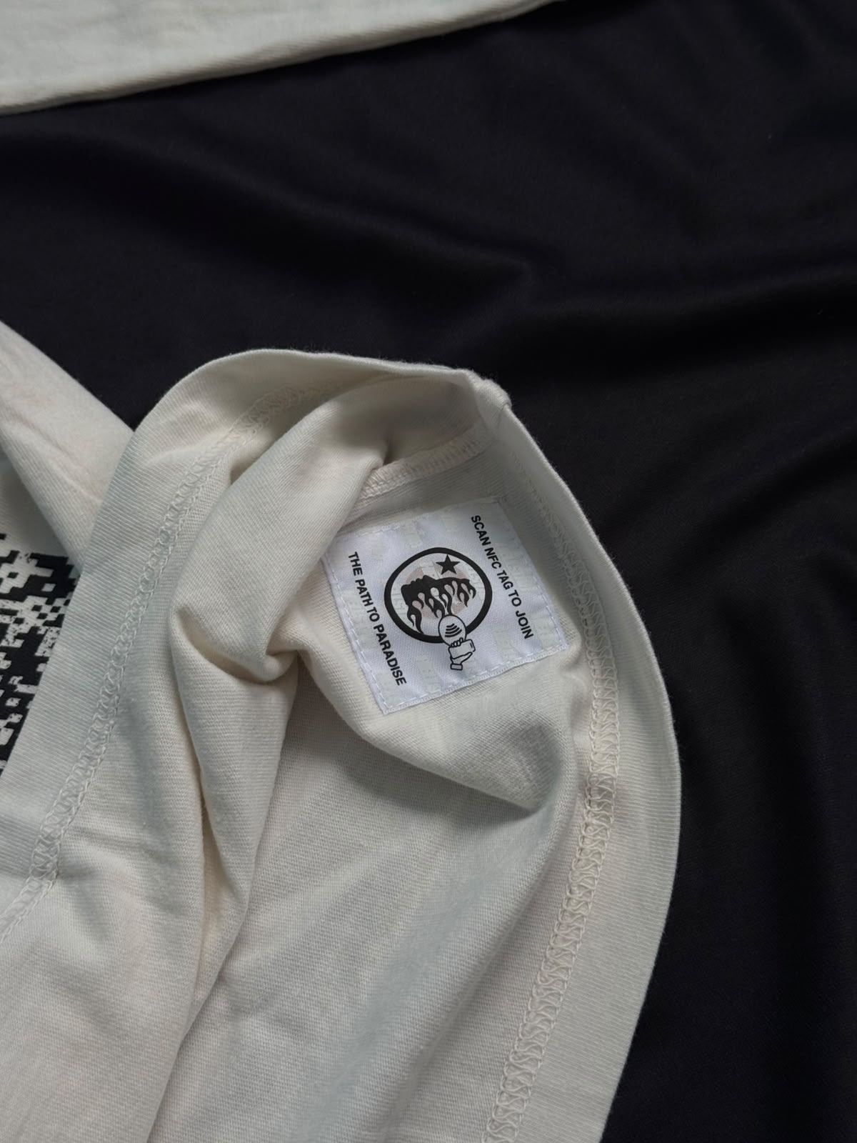 HELLSTAR Pixel Long Sleeve White Tee