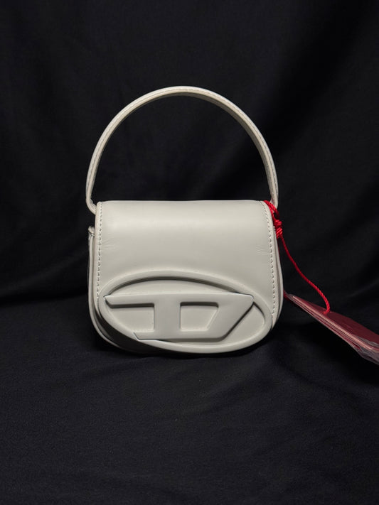 WHITE 1DR XS-ICONIC MINI BAG IN MATTE LEATHER