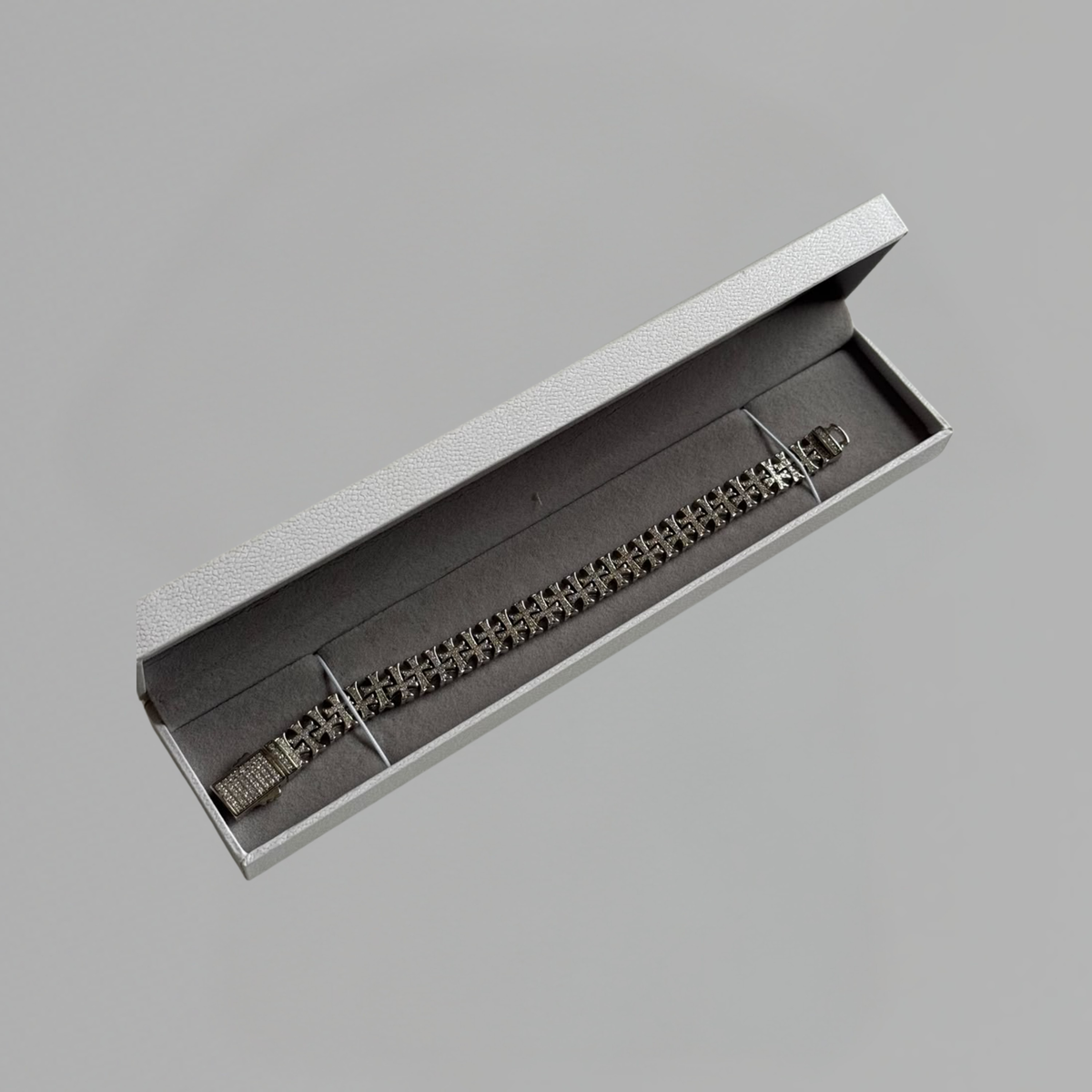 PULSO MOISSIANITA CRUCES (PLATA 9.25)
