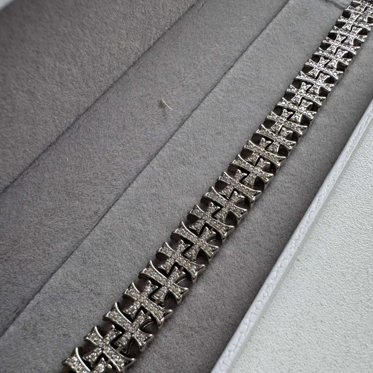 PULSO MOISSIANITA CRUCES (PLATA 9.25)
