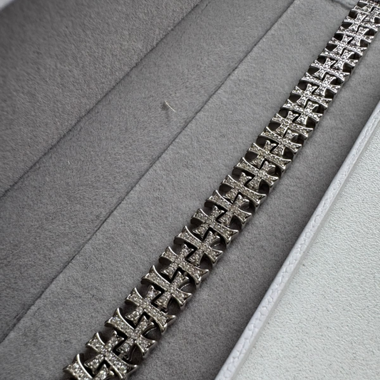 PULSO MOISSIANITA CRUCES (PLATA 9.25)