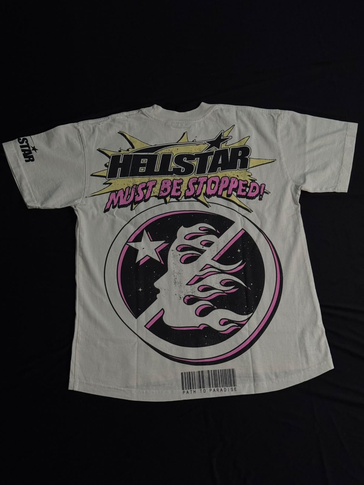 HELLSTAR Breaaking News Tee White