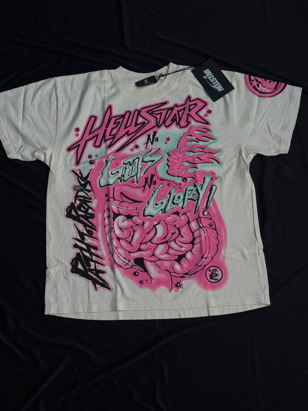HELLSTAR No Guts no Glory Tee White