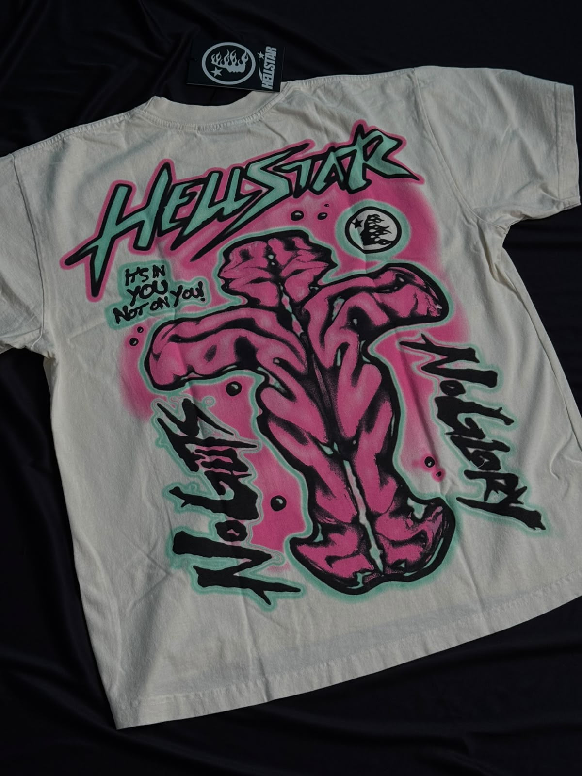 HELLSTAR No Guts no Glory Tee White