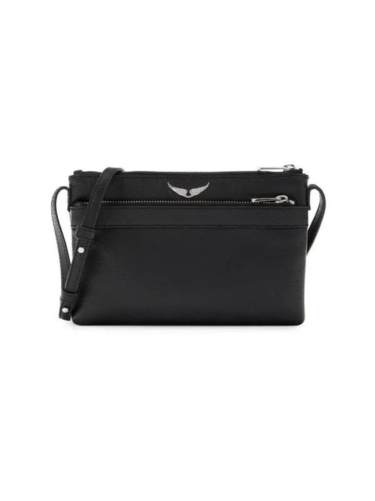 ZADIG & VOLTAIRE STELLA WINGS LEATHER CROSSBODY BAG
