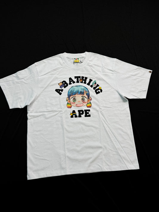 BAPE x MR. College Relaxed Fit Tee – Black